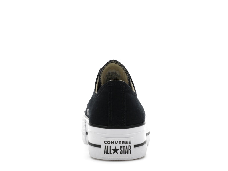 Converse Chuck Taylor All Star Lift Platform Low Black White (Women's)