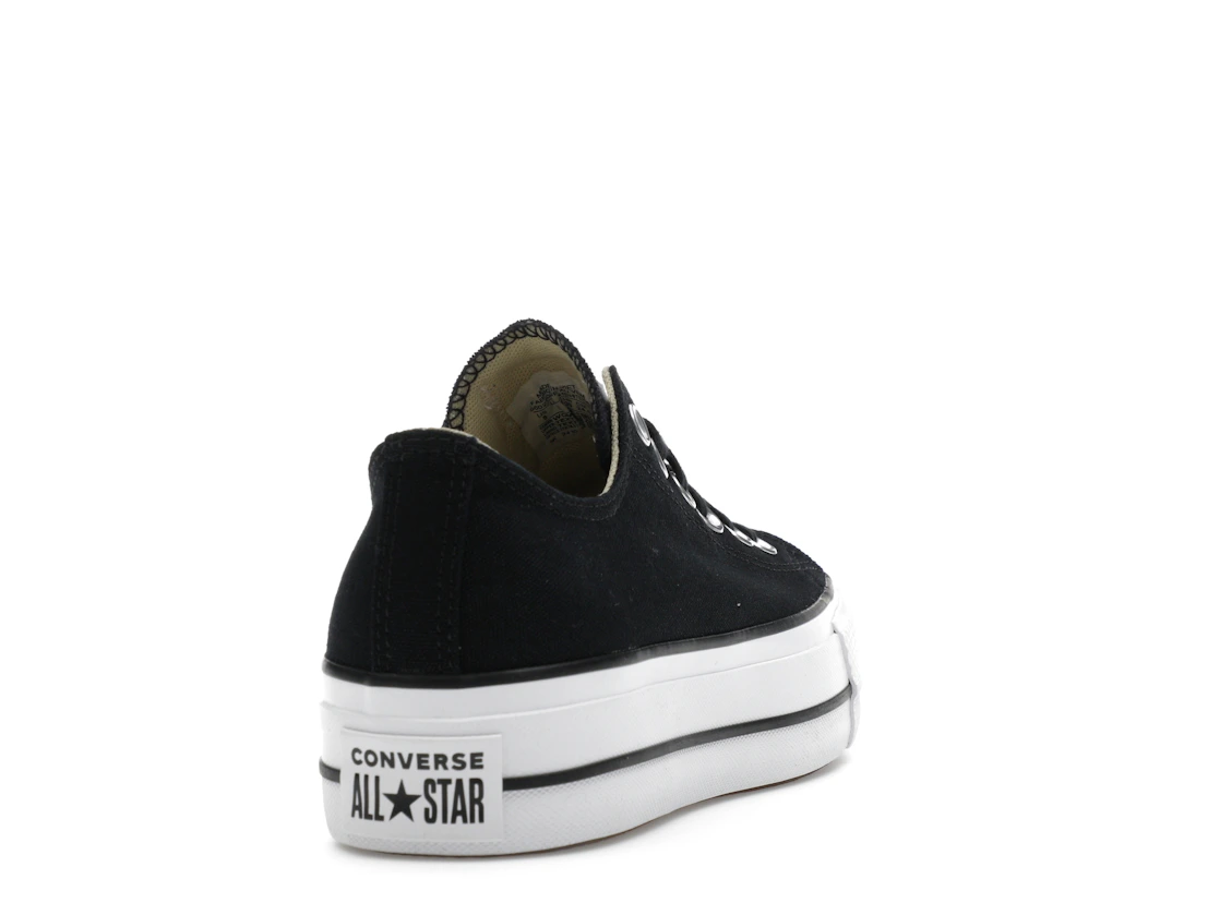 Converse Chuck Taylor All Star Lift Platform Low Black White (Women's)
