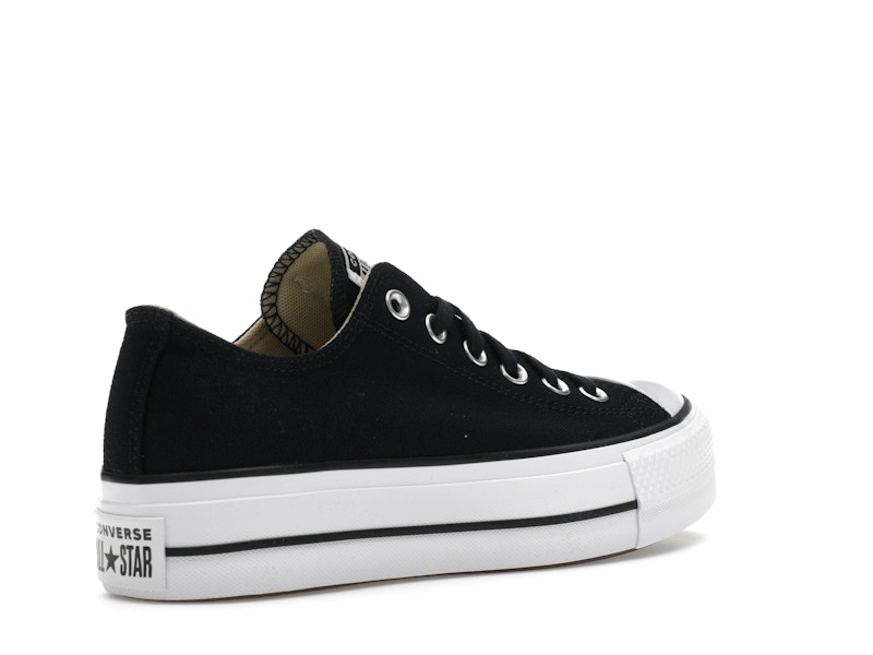 Converse Chuck Taylor All Star Lift Platform Low Black White (Women's)
