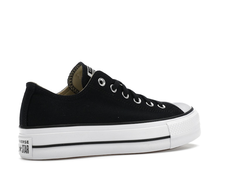 Converse Chuck Taylor All Star Lift Platform Low Black White (Women's)