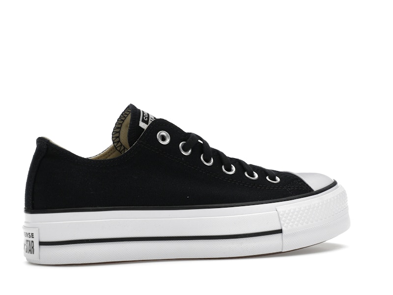 Converse Chuck Taylor All Star Lift Platform Low Black White (Women's)