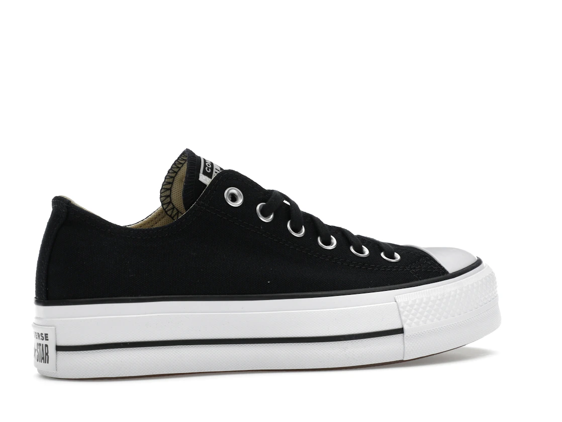 Converse Chuck Taylor All Star Lift Platform Low Black White (Women's)
