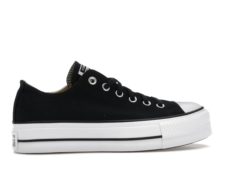 Converse Chuck Taylor All Star Lift Platform Low Black White (Women's)