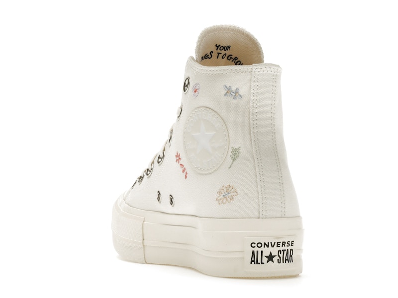 Converse Chuck Taylor All Star Lift Hi Things To Grow Egret