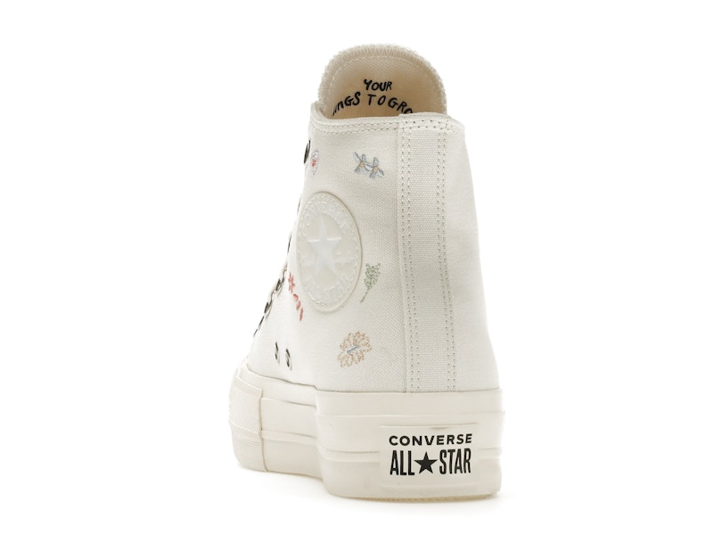 Converse Chuck Taylor All Star Lift Hi Things To Grow Egret