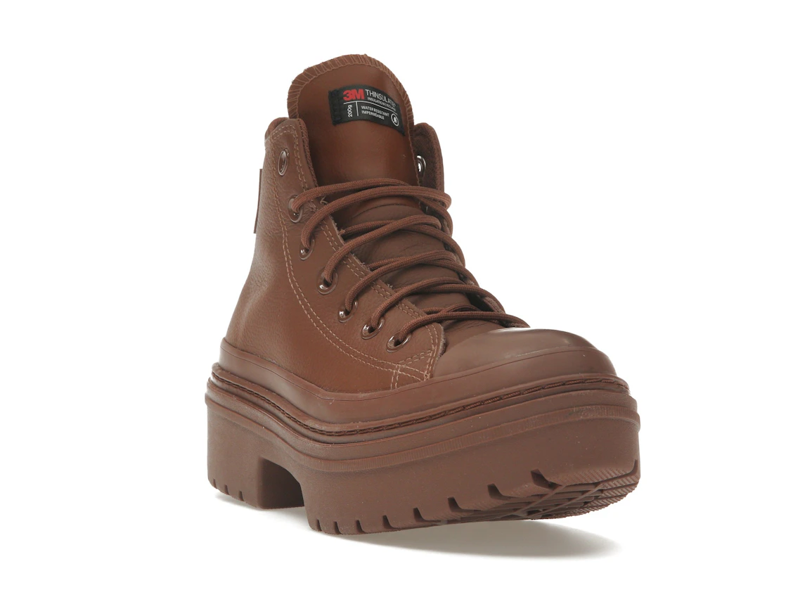 Converse Chuck Taylor All Star Lugged Heel Platform Waterproof Hi Bear Nap Brown (Women's)