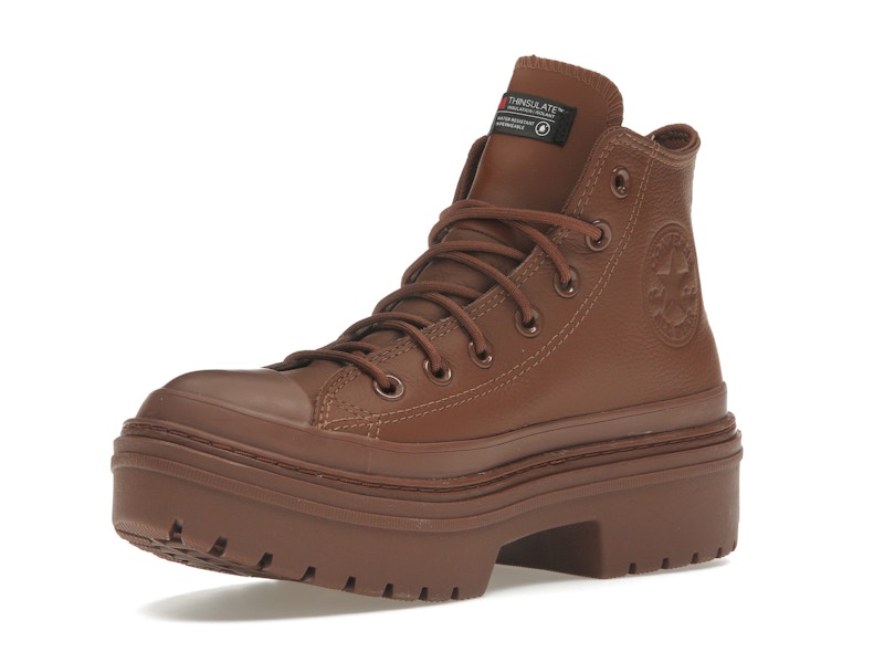 Converse Chuck Taylor All Star Lugged Heel Platform Waterproof Hi Bear Nap Brown (Women's)