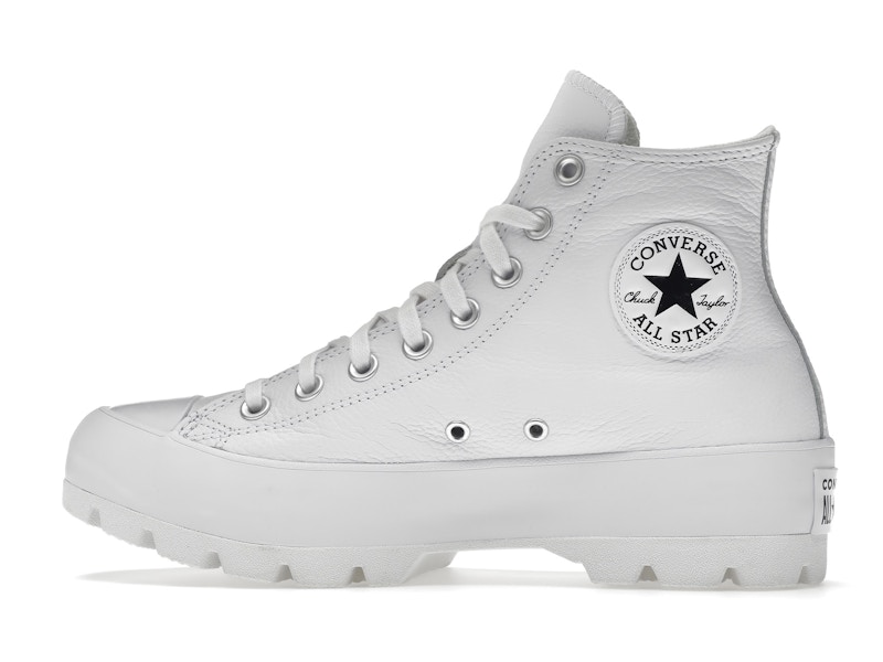 Converse Chuck Taylor All Star Lugged Leather Triple White (Women's)