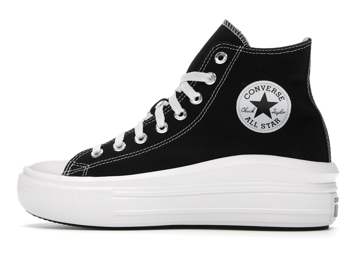 Converse Chuck Taylor All Star Move Hi Black (Women's)