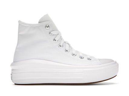 Converse Chuck Taylor All Star Move Hi White (Women's) 568498C GB