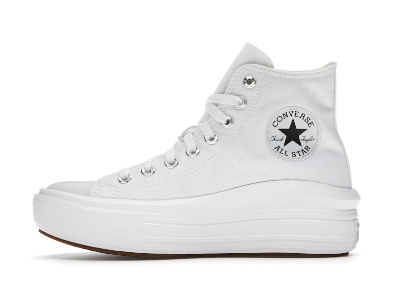 Converse Chuck Taylor All Star Move Hi White (Women's)
