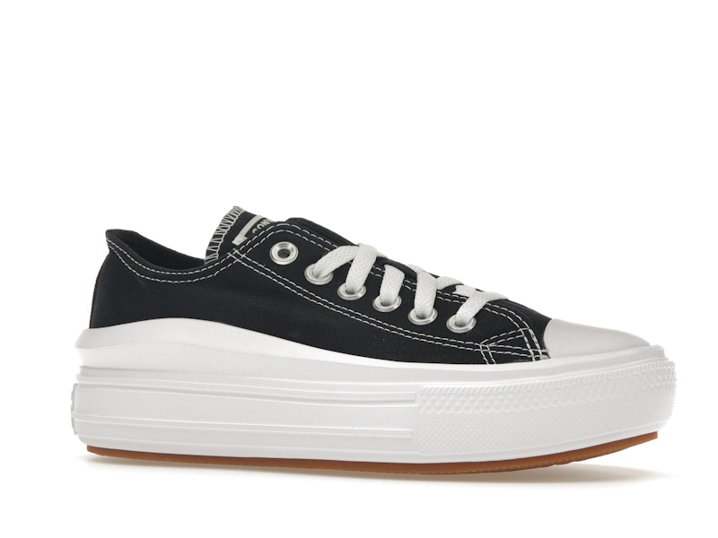 Converse Chuck Taylor All Star Move Ox Black White (Women's)