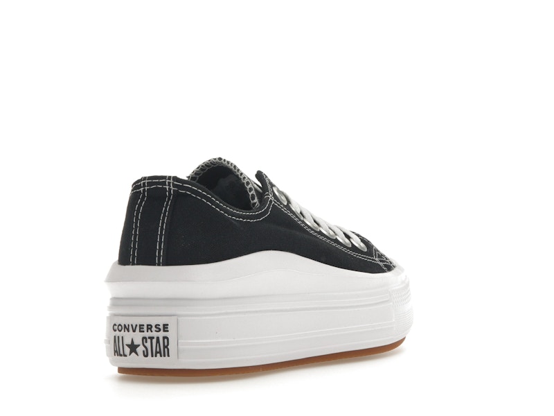 Converse Chuck Taylor All Star Move Ox Black White (Women's)