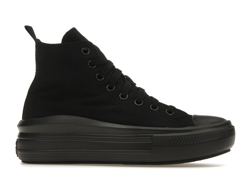 Converse Chuck Taylor All Star Move Platform Black Dark Smoke Grey (GS)