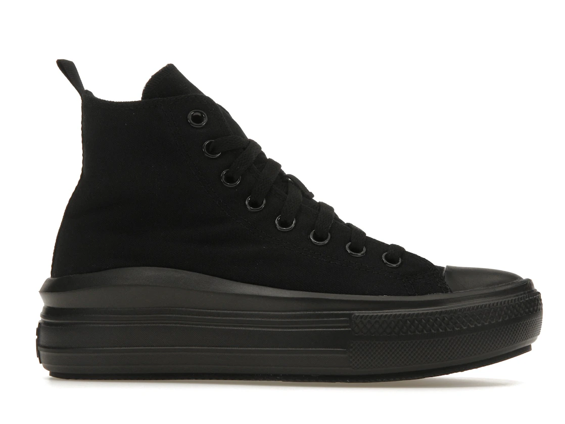 Converse Chuck Taylor All Star Move Platform Black Dark Smoke Grey (GS)