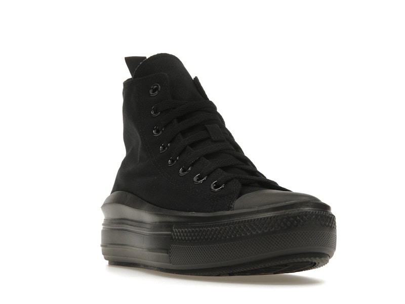 Converse Chuck Taylor All Star Move Platform Black Dark Smoke Grey (GS)