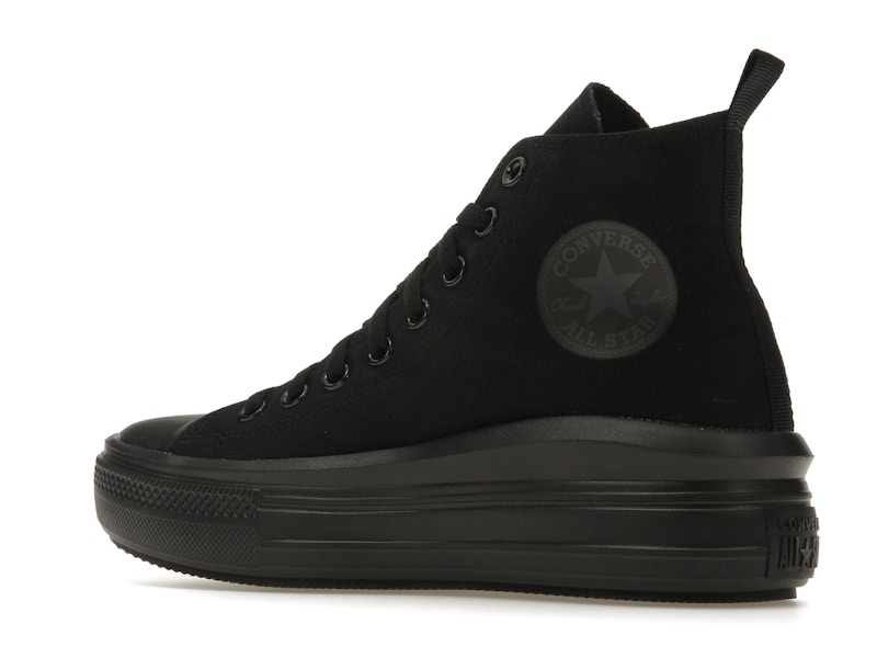 Converse Chuck Taylor All Star Move Platform Black Dark Smoke Grey (GS)