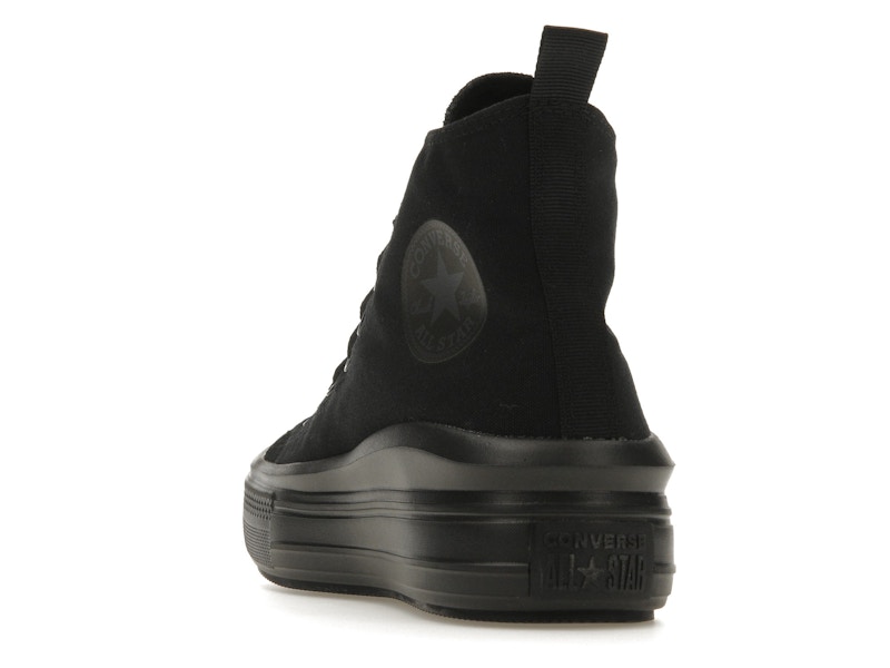 Converse Chuck Taylor All Star Move Platform Black Dark Smoke Grey (GS)