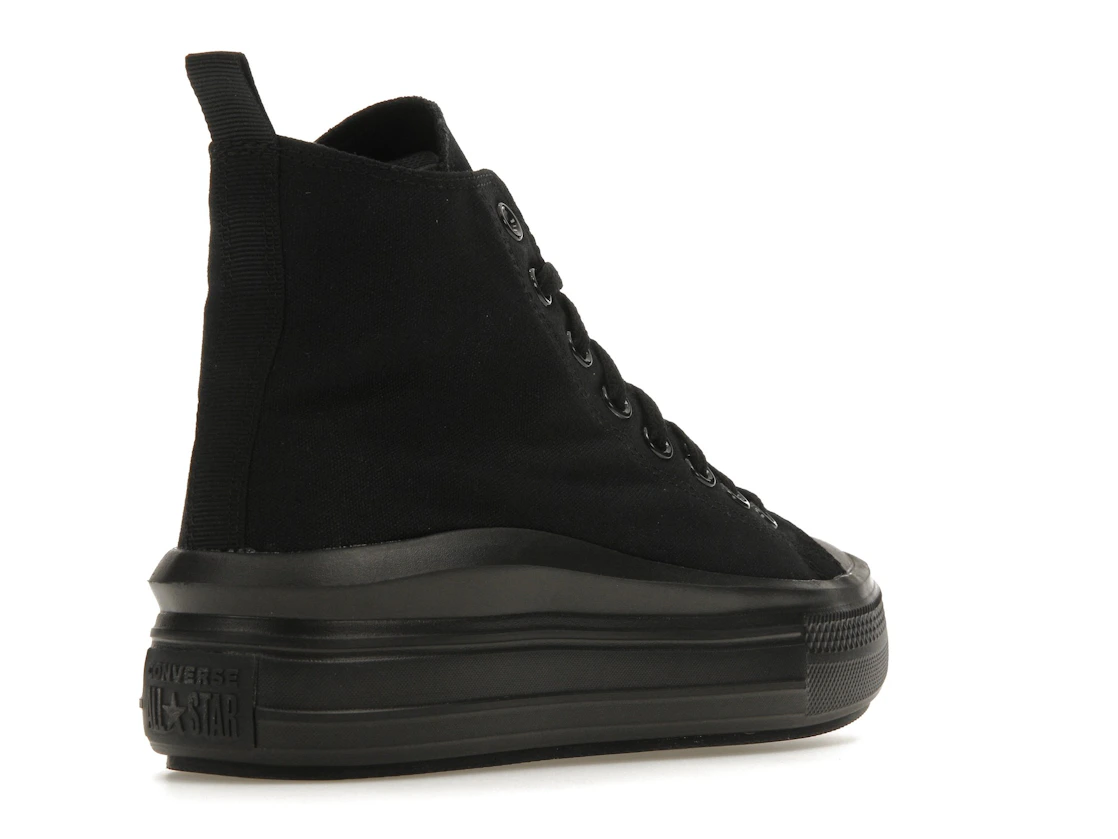 Converse Chuck Taylor All Star Move Platform Black Dark Smoke Grey (GS)