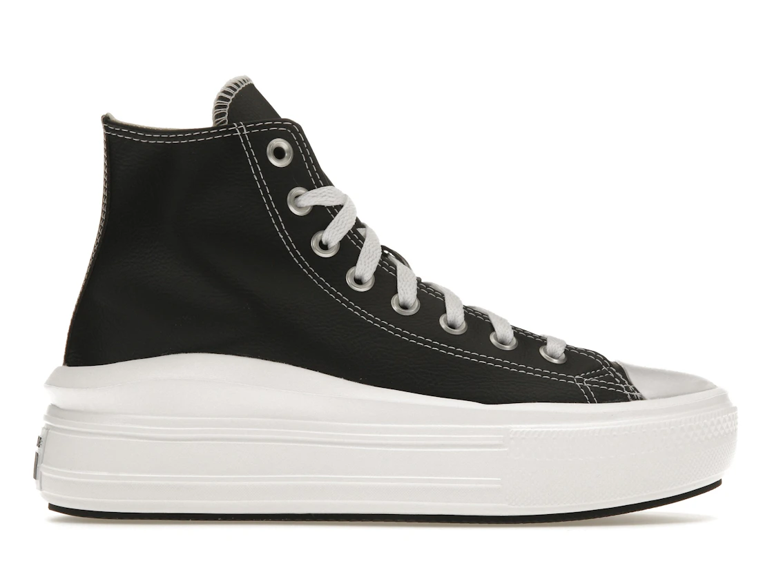Converse Chuck Taylor All Star Move Platform Foundational Leather Black White