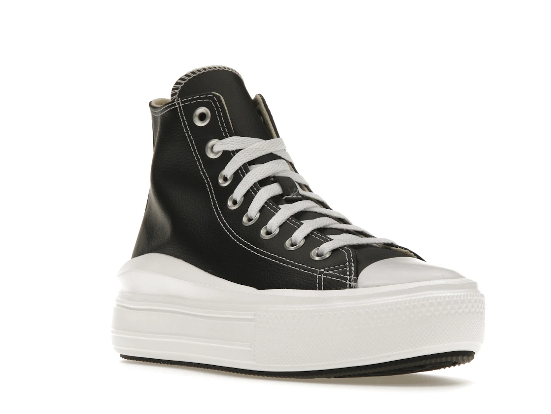 Converse Chuck Taylor All Star Move Platform Foundational Leather Black White