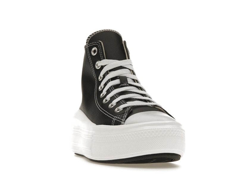 Converse Chuck Taylor All Star Move Platform Foundational Leather Black White