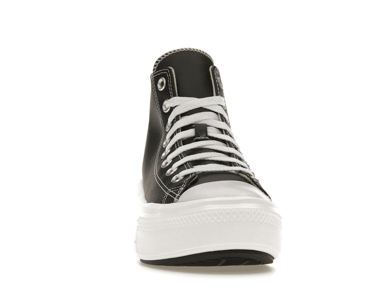 Converse Chuck Taylor All Star Move Platform Foundational Leather Black White