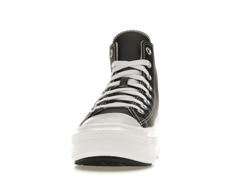 Converse Chuck Taylor All Star Move Platform Foundational Leather Black White