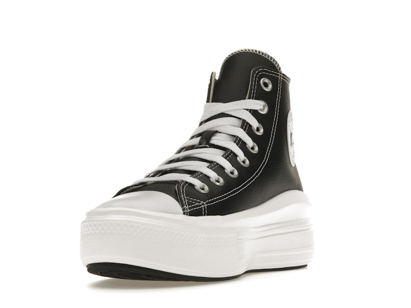 Converse Chuck Taylor All Star Move Platform Foundational Leather Black White