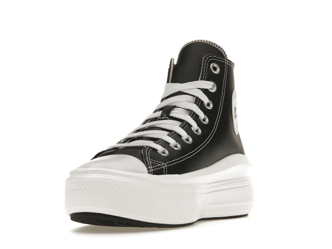 Converse Chuck Taylor All Star Move Platform Foundational Leather Black White