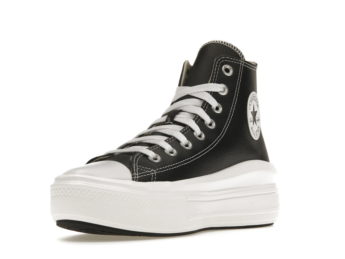 Converse Chuck Taylor All Star Move Platform Foundational Leather Black White