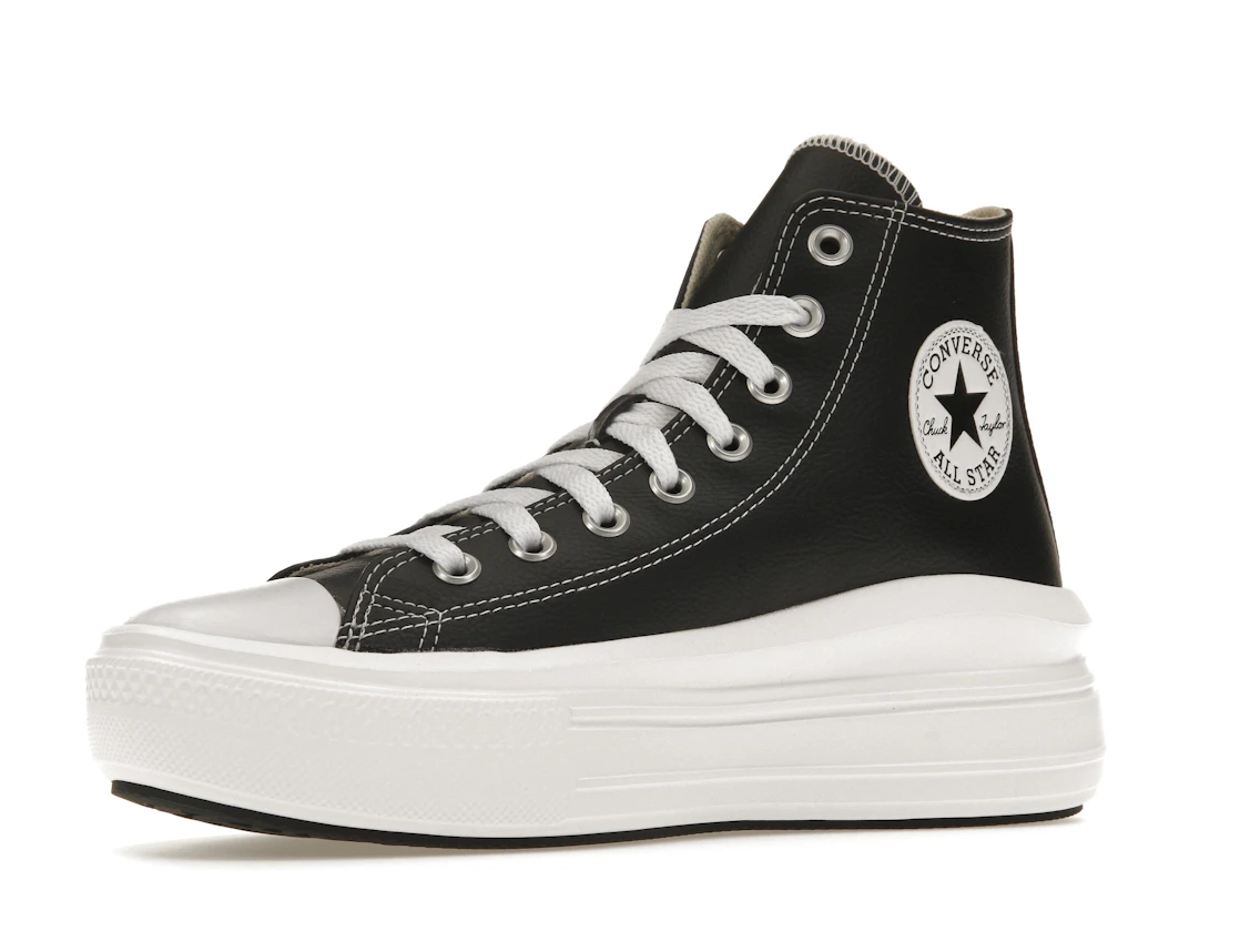 Converse Chuck Taylor All Star Move Platform Foundational Leather Black White
