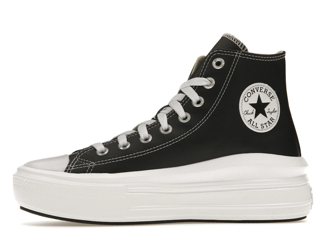 Converse Chuck Taylor All Star Move Platform Foundational Leather Black White