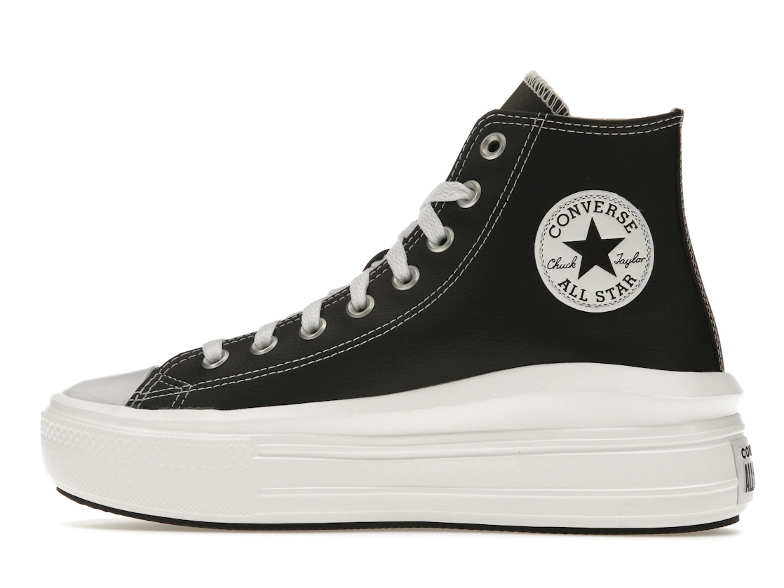 Converse Chuck Taylor All Star Move Platform Foundational Leather Black White