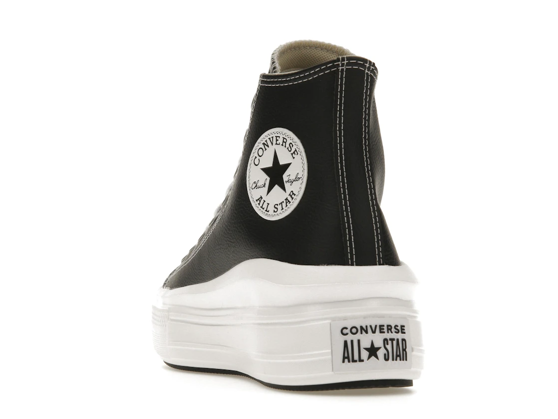 Converse Chuck Taylor All Star Move Platform Foundational Leather Black White