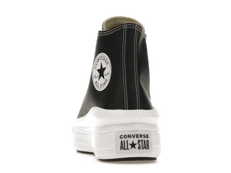Converse Chuck Taylor All Star Move Platform Foundational Leather Black White