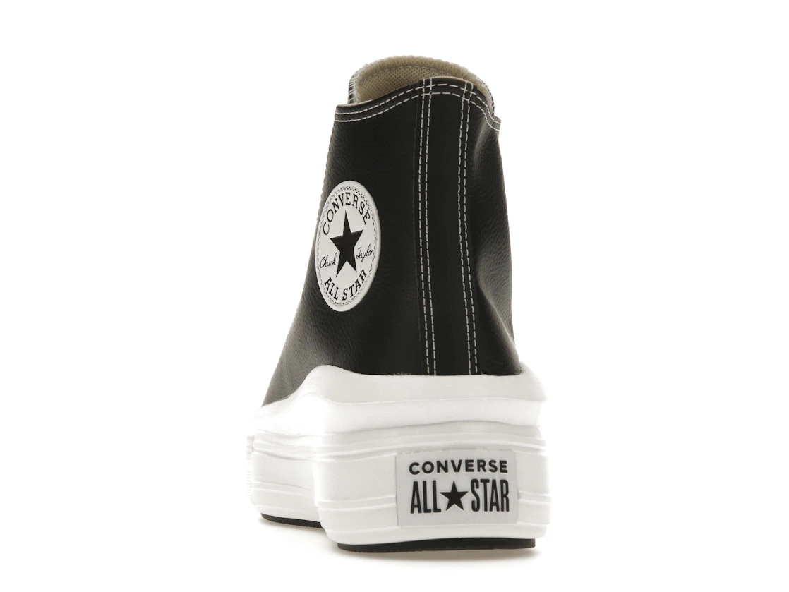 Converse Chuck Taylor All Star Move Platform Foundational Leather Black White