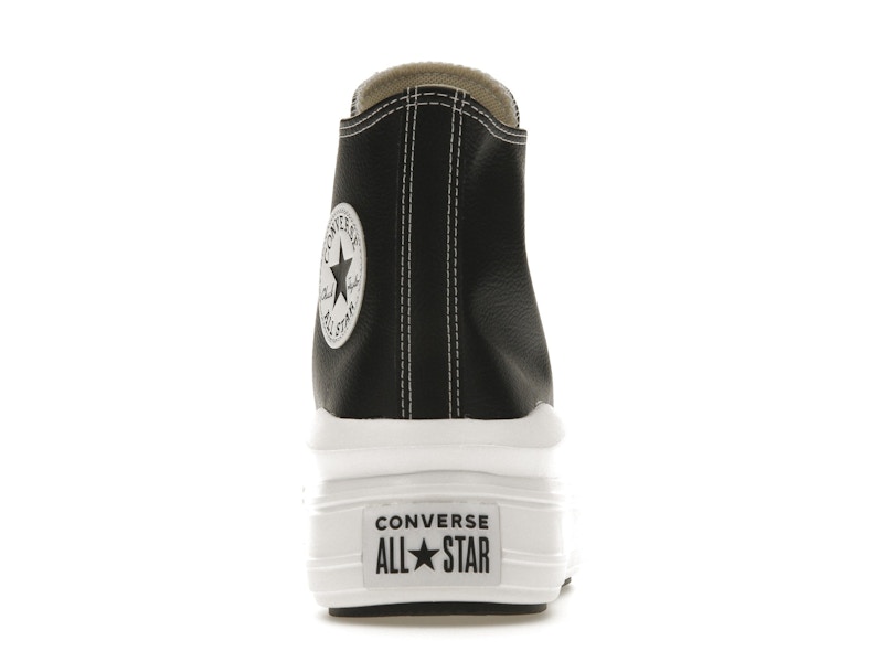Converse Chuck Taylor All Star Move Platform Foundational Leather Black White