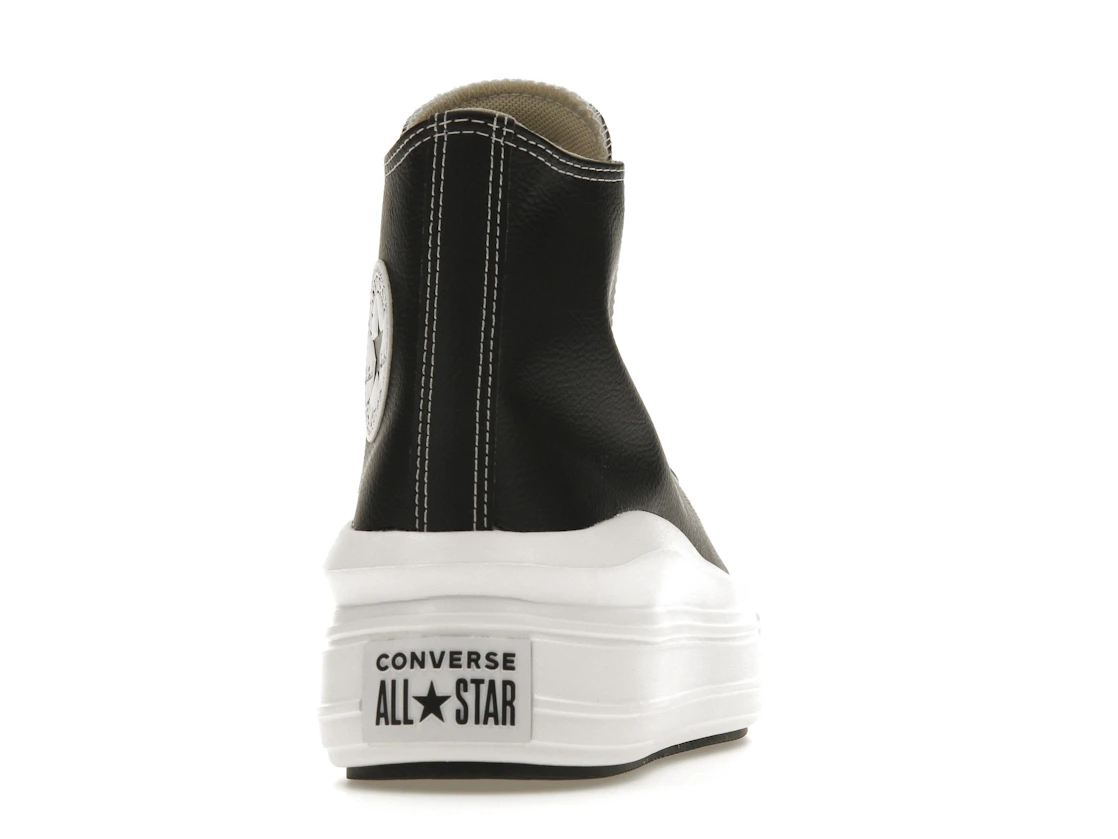 Converse Chuck Taylor All Star Move Platform Foundational Leather Black White