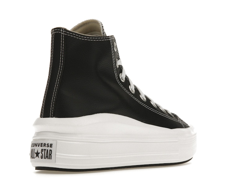 Converse Chuck Taylor All Star Move Platform Foundational Leather Black White