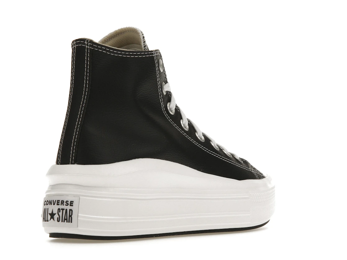 Converse Chuck Taylor All Star Move Platform Foundational Leather Black White