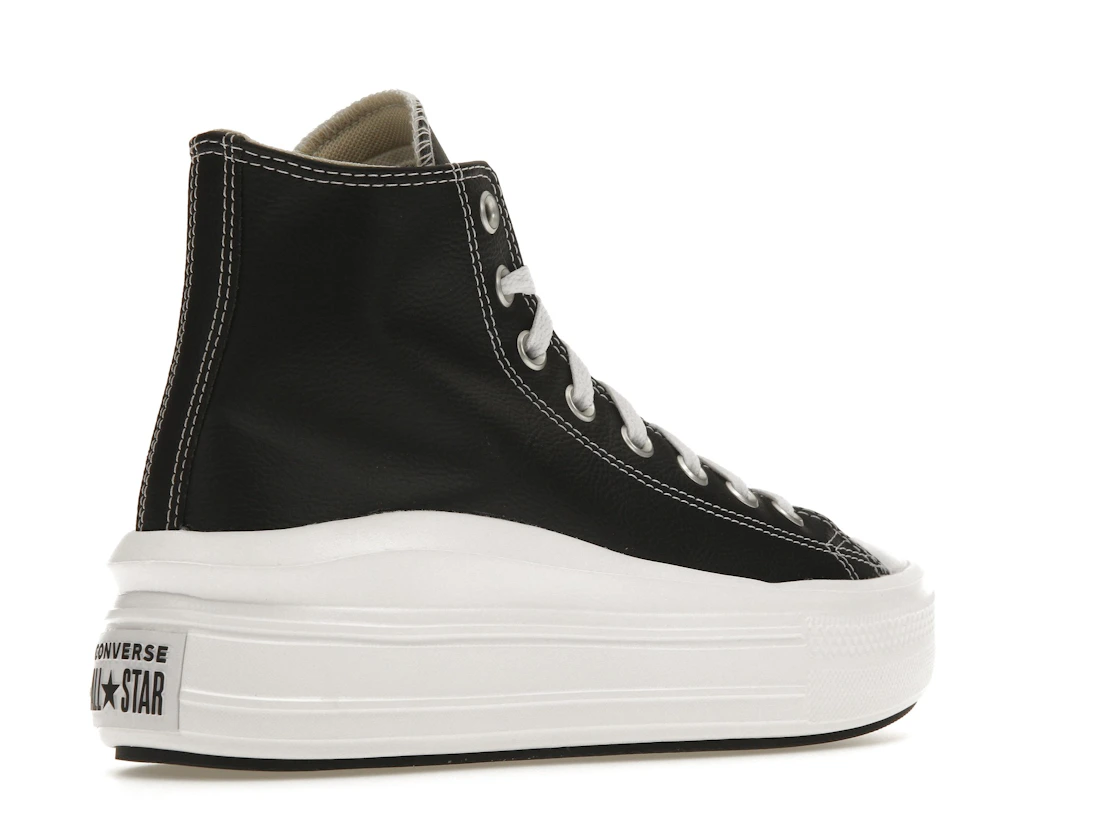 Converse Chuck Taylor All Star Move Platform Foundational Leather Black White