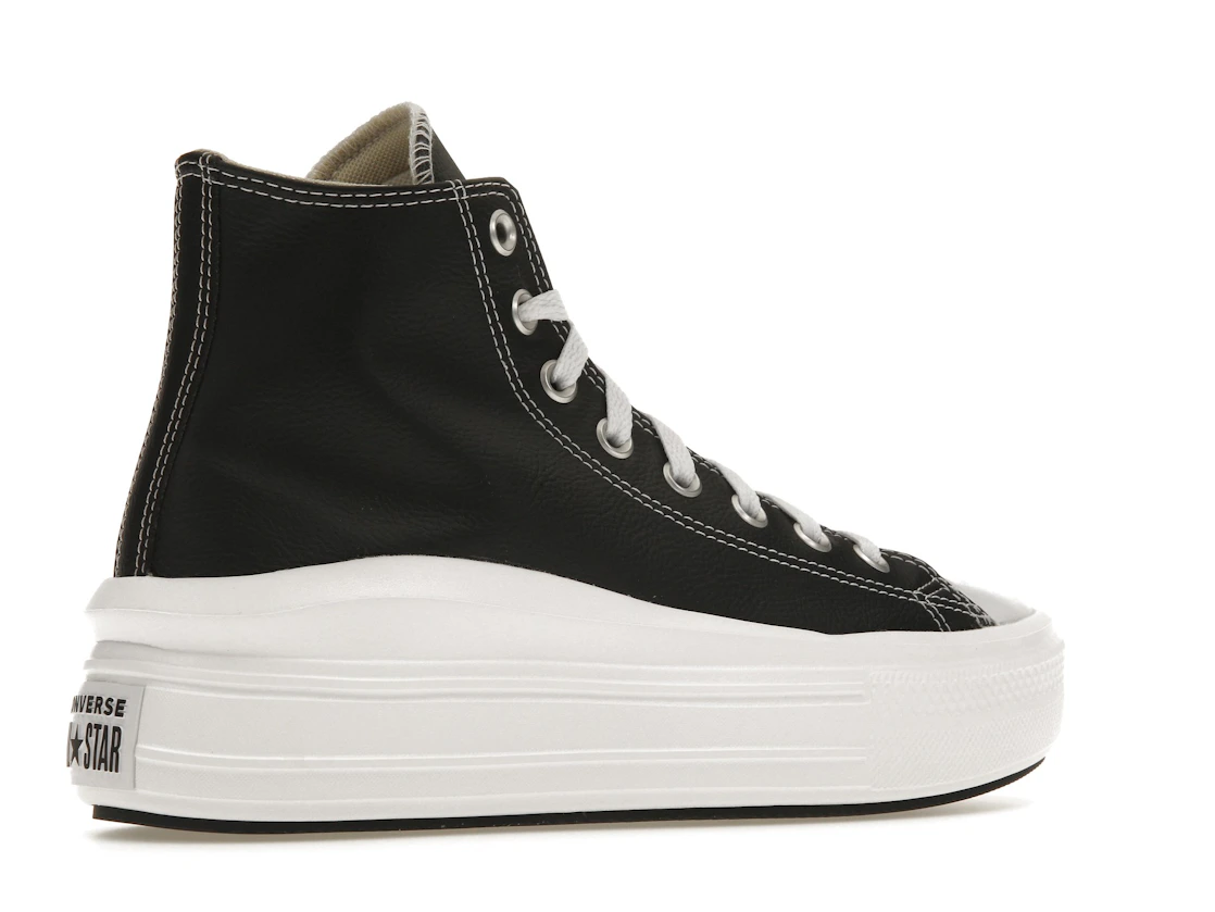 Converse Chuck Taylor All Star Move Platform Foundational Leather Black White