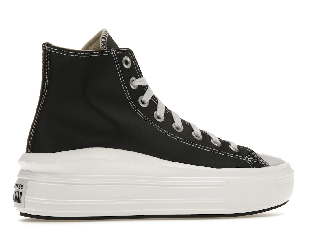 Converse Chuck Taylor All Star Move Platform Foundational Leather Black White
