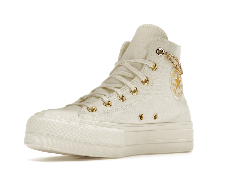 Converse Chuck Taylor All Star Platform Gold Chain Thriftshop Yellow (Women's)