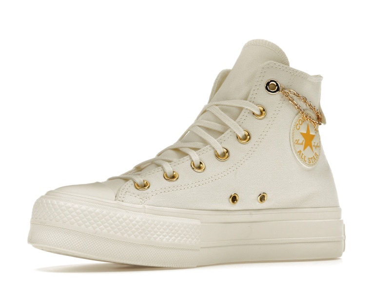 Converse Chuck Taylor All Star Platform Gold Chain Thriftshop Yellow (Women's)