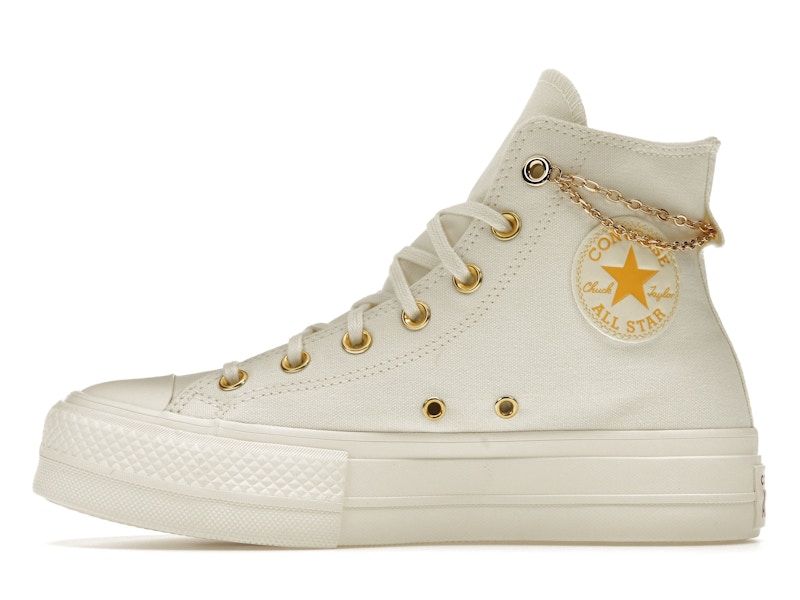 Converse Chuck Taylor All Star Platform Gold Chain Thriftshop Yellow (Women's)