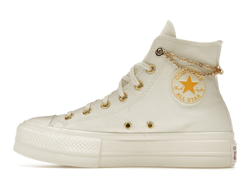 Converse Chuck Taylor All Star Platform Gold Chain Thriftshop Yellow (Women's)
