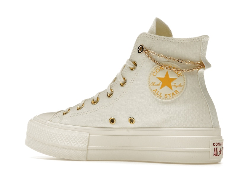Converse Chuck Taylor All Star Platform Gold Chain Thriftshop Yellow (Women's)