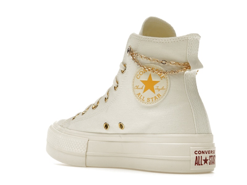 Converse Chuck Taylor All Star Platform Gold Chain Thriftshop Yellow (Women's)